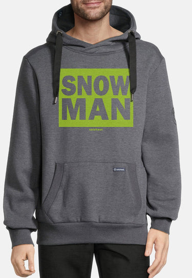 salzhaut - HEFF - SNOWMAN Herren normale Passform - Bauchtasche - Herren - Hoodie - 3 - #farbe_anthra-lime-green