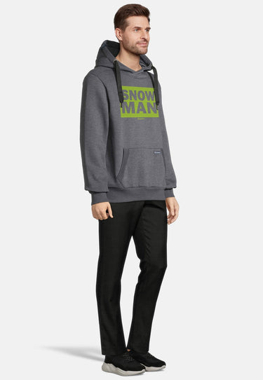 salzhaut - HEFF - SNOWMAN Herren normale Passform - Bauchtasche - Herren - Hoodie - 5 - #farbe_anthra-lime-green