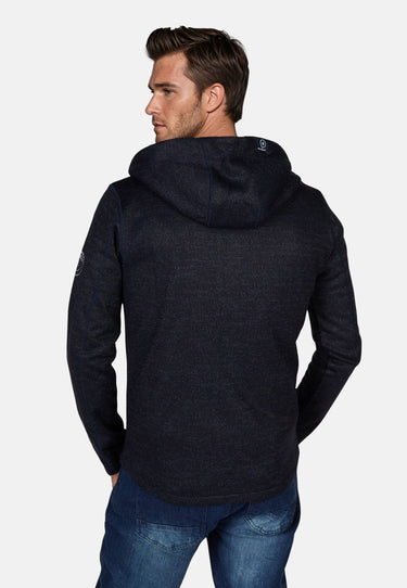 salzhaut - HELGE Herren normale Passform - Hamburg - Kapuze - Strickfleecejacke - 4 - #farbe_navy
