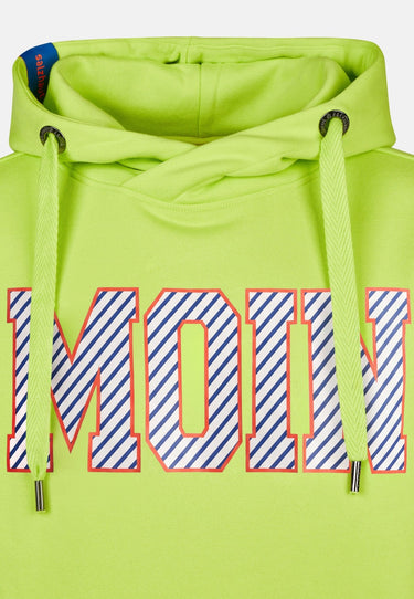 salzhaut - Herren Hoodie HEFF - MOIN Stripes normale Passform - adenauer & co - Anker - Basic - 39 - #farbe_Lime-Red