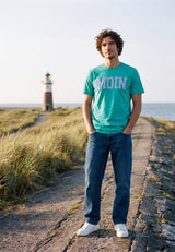 salzhaut - Herren Shirt Diek - Moin Stripes normale Passform - adenauer & co - Anker - Basic - 49 - #farbe_Lagoon-Ocean Blue