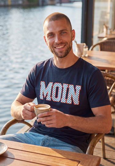 salzhaut - Herren Shirt Diek - Moin Stripes normale Passform - adenauer & co - Anker - Basic - 1 - #farbe_Navy-Red