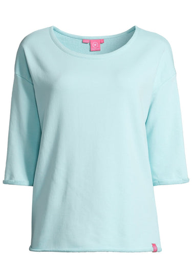 salzhaut - HEVEN Damen Tailliert - Hamburg - Rundhals - Sweatshirt - 7 - #farbe_aqua