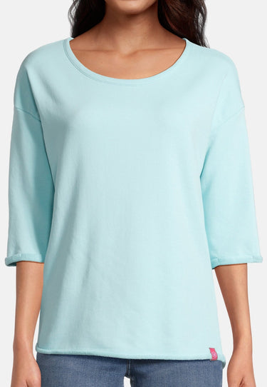 salzhaut - HEVEN Damen Tailliert - Hamburg - Rundhals - Sweatshirt - 8 - #farbe_aqua