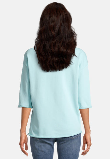 salzhaut - HEVEN Damen Tailliert - Hamburg - Rundhals - Sweatshirt - 9 - #farbe_aqua