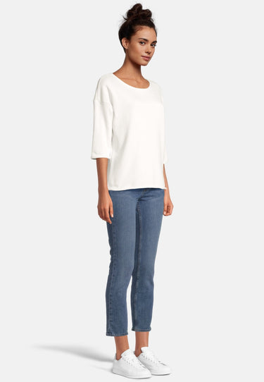 salzhaut - HEVEN Damen Tailliert - Hamburg - Rundhals - Sweatshirt - 20 - #farbe_offwhite