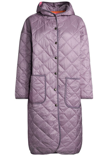 salzhaut - HUSNA Damen Steppmantel Weit - adenauer & co - Anker - Basic - 3 - #farbe_Purple