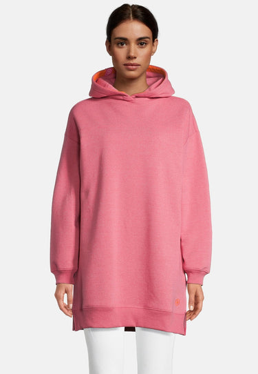 salzhaut - IDA Damen Oversized - Hoodie - Kapuzenpullover - Langarmshirt - 1 - #farbe_raspberry