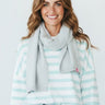 salzhaut - ILLIK Damen Schal normale Passform - adenauer & co - Anker - Basic - 1 - #farbe_Grey Melange