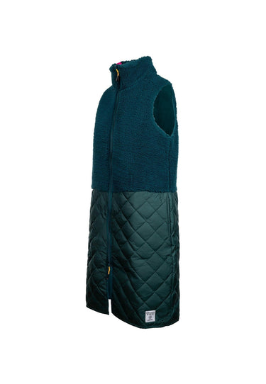 salzhaut - ILONA Damen normale Passform - Hamburg - Teddy - Weste - 3 - #farbe_bottle-green