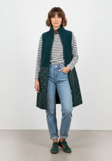 salzhaut - ILONA Damen Weste normale Passform - adenauer & co - Anker - Basic - 1 - #farbe_Bottle Green