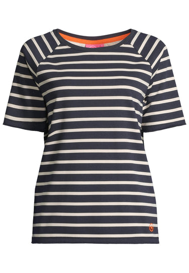 salzhaut - INEKE Damen Schmal - Hamburg - Rundhals - Streifenmuster - 2 - #farbe_navy-beige