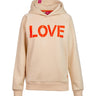 salzhaut - INKEN Damen Oversized - Hoodie - Kapuzenpullover - Langarmshirt - 1 - #farbe_beige-neon-mandarin