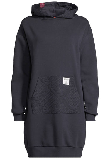 salzhaut - IRENE Damen Relaxed-Fit - Hamburg - Hoodiekleid - Kapuze - 2 - #farbe_navy