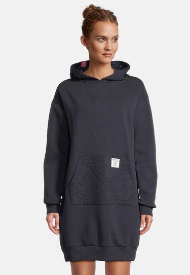 salzhaut - IRENE Damen Relaxed-Fit - Hamburg - Hoodiekleid - Kapuze - 1 - #farbe_navy