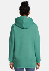 salzhaut - IRIS Damen Hoodie Leicht tailliert - adenauer & co - Anker - Basic - 10 - #farbe_Bottle Green