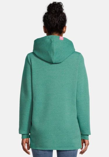 salzhaut - IRIS Damen Leicht tailliert - Hoodie - Kapuzenpullover - Langarmshirt - 9 - #farbe_bottle-green