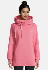 salzhaut - IRIS Damen Hoodie Leicht tailliert - adenauer & co - Anker - Basic - 3 - #farbe_Raspberry