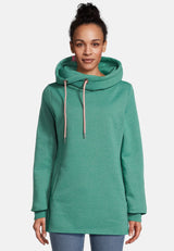 salzhaut - IRIS Damen Hoodie Leicht tailliert - adenauer & co - Anker - Basic - 7 - #farbe_Bottle Green