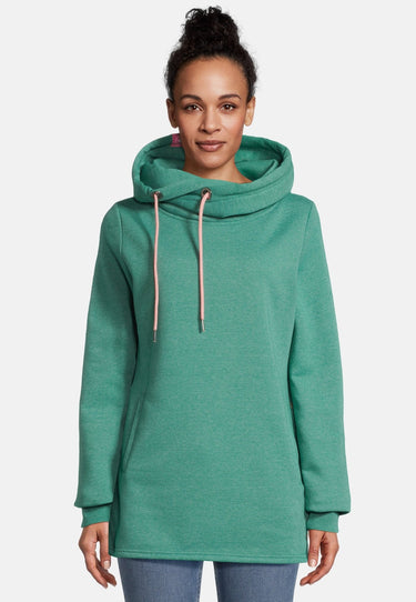 salzhaut - IRIS Damen Leicht tailliert - Hoodie - Kapuzenpullover - Langarmshirt - 6 - #farbe_bottle-green