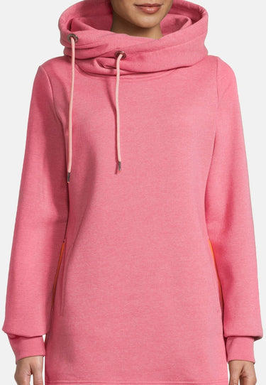 salzhaut - IRIS Damen Leicht tailliert - Hoodie - Kapuzenpullover - Langarmshirt - 3 - #farbe_raspberry