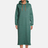 salzhaut - IRLIN Damen Tailliert - Hamburg - Hoodiekleid - Ringelkleid - 1 - #farbe_bottle-green-navy