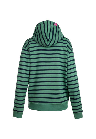 salzhaut - ISIBEL Damen normale Passform - Hoodie - Kapuzenpullover - Langarmshirt - 4 - #farbe_bottle-green-navy