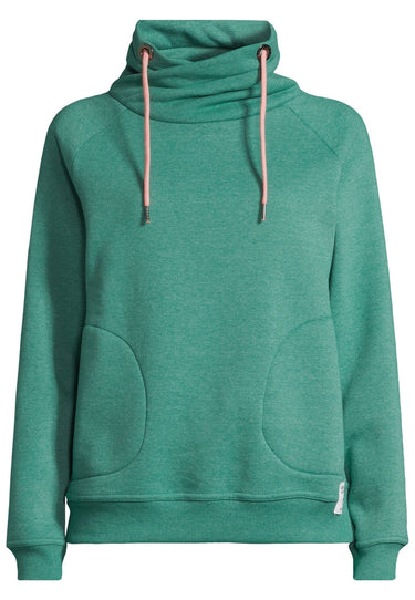 salzhaut - ISVEIG Damen normale Passform - Hamburg - kuschelig - Pullover - 2 - #farbe_bottle-green