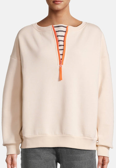 salzhaut - IVONNE Damen normale Passform - Hamburg - Pullover - Rundhals - 3 - #farbe_beige