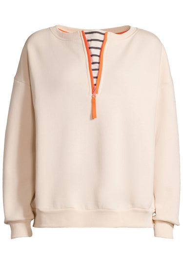 salzhaut - IVONNE Damen normale Passform - Hamburg - Pullover - Rundhals - 2 - #farbe_beige