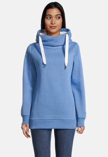 salzhaut - JESSI Damen Tailliert - Hoodie - Kapuzenpullover - Langarmshirt - 6 - #farbe_ocean-blue