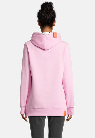 salzhaut - JESSI Damen Tailliert - Hoodie - Kapuzenpullover - Langarmshirt - 4 - #farbe_ros