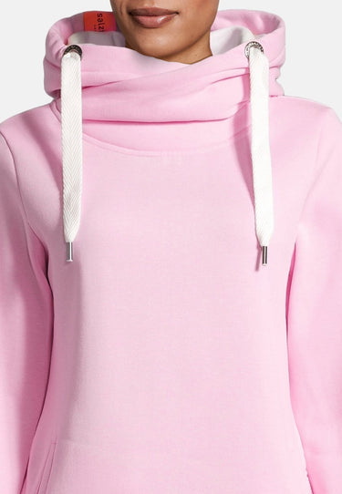 salzhaut - JESSI Damen Tailliert - Hoodie - Kapuzenpullover - Langarmshirt - 3 - #farbe_ros