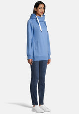 Salzhaut - JESSI Damen Tailliert - Hoodie - Kapuzenpullover - Langarmshirt - 10 - #farbe_ocean-blue