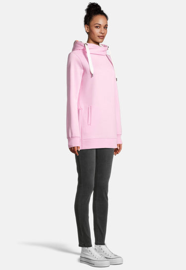 salzhaut - JESSI Damen Tailliert - Hoodie - Kapuzenpullover - Langarmshirt - 5 - #farbe_ros