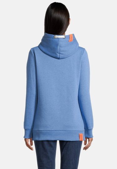 salzhaut - JESSI Damen Tailliert - Hoodie - Kapuzenpullover - Langarmshirt - 9 - #farbe_ocean-blue