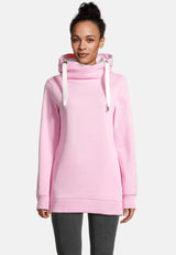 Salzhaut - JESSI Damen Tailliert - Hoodie - Kapuzenpullover - Langarmshirt - 1 - #farbe_ros