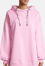 salzhaut - JULIANE Damen Hoodie Oversized - adenauer & co - Anker - Basic - 4 - #farbe_Rosé