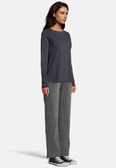 salzhaut - KANT Damen normale Passform - Hamburg - Langarmshirt - Rundhals - 31 - #farbe_navy