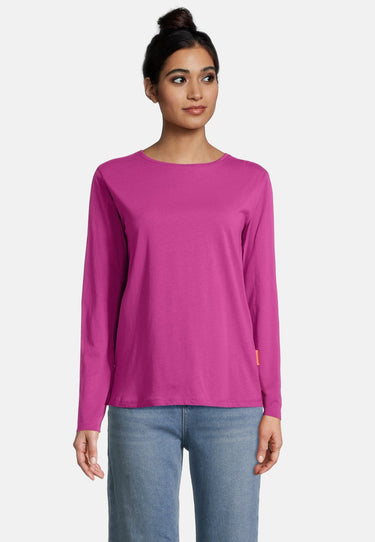 salzhaut - KANT Damen normale Passform - Hamburg - Langarmshirt - Rundhals - 12 - #farbe_plum