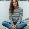 salzhaut - KANT - RINGEL Damen normale Passform - adenauer & co - Anker - Basic - 1 - #farbe_navy-offwhite