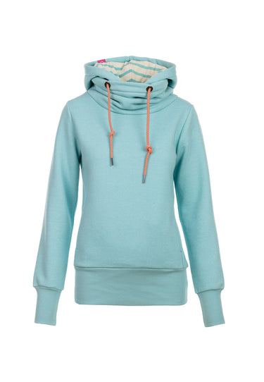 salzhaut - KARKJE Damen Oversized - Hoodie - Kapuzenpullover - Langarmshirt - 6 - #farbe_aqua