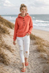 salzhaut - KÂT Damen Oversized - adenauer & co - Anker - Basic - 1 - #farbe_Coral