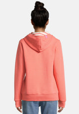 Salzhaut - KÂT Damen Oversized - Hoodie - Kapuzenpullover - Langarmshirt - 4 - #farbe_coral