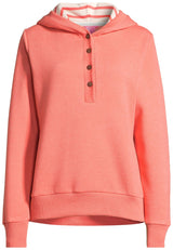 Salzhaut - KÂT Damen Oversized - Hoodie - Kapuzenpullover - Langarmshirt - 2 - #farbe_coral