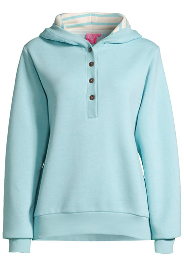 salzhaut - KÂT Damen Oversized - Hoodie - Kapuzenpullover - Langarmshirt - 7 - #farbe_aqua