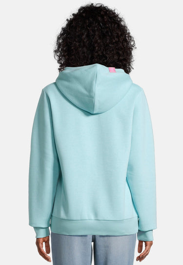 salzhaut - KÂT Damen Oversized - Hoodie - Kapuzenpullover - Langarmshirt - 9 - #farbe_aqua