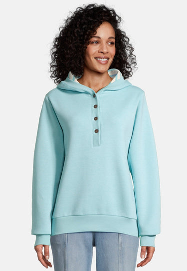 salzhaut - KÂT Damen Oversized - Hoodie - Kapuzenpullover - Langarmshirt - 6 - #farbe_aqua