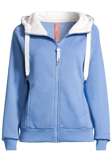 salzhaut - KATRIN Damen normale Passform - Hamburg - Hoodiejacke - Sweatjacke - 2 - #farbe_ocean-blue