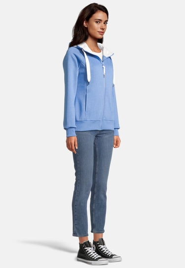 salzhaut - KATRIN Damen normale Passform - Hamburg - Hoodiejacke - Sweatjacke - 5 - #farbe_ocean-blue